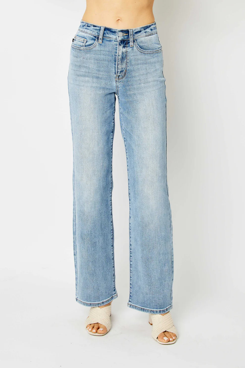 Judy Blue High Waisted Straight Leg Jean