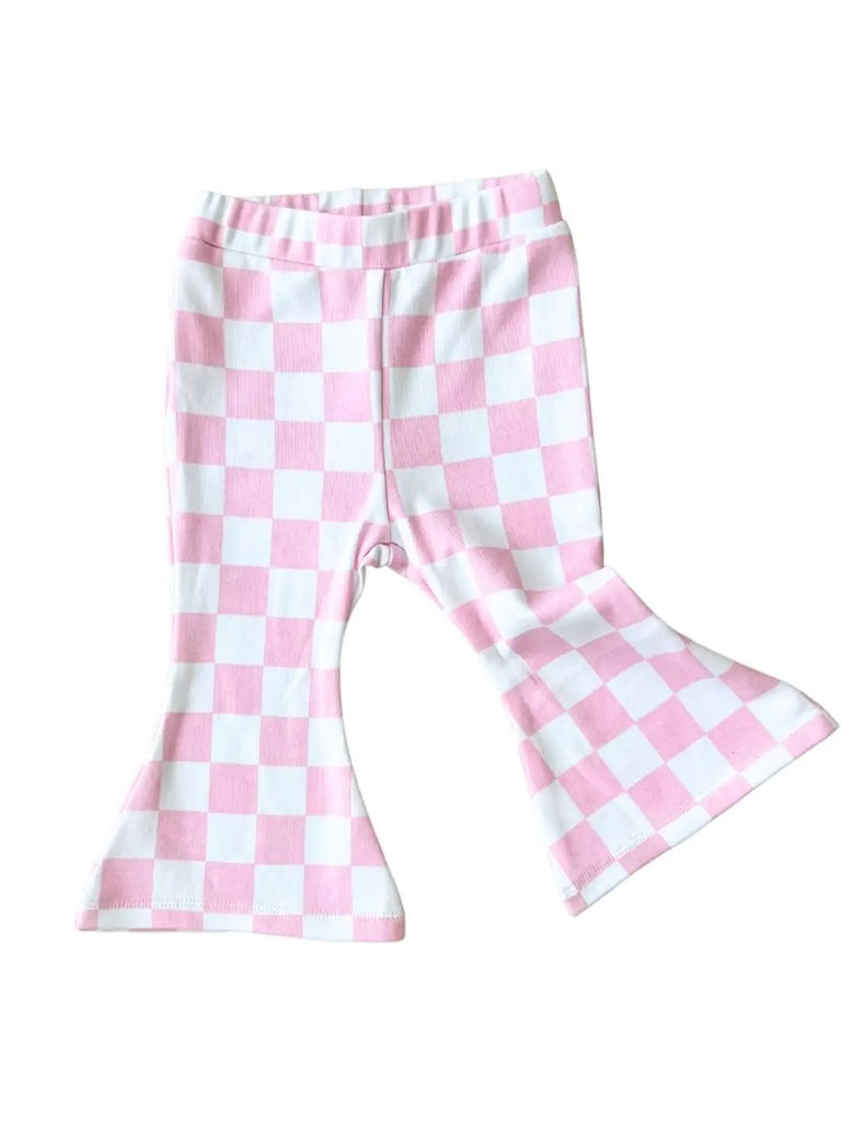 Checkered Flare Pant