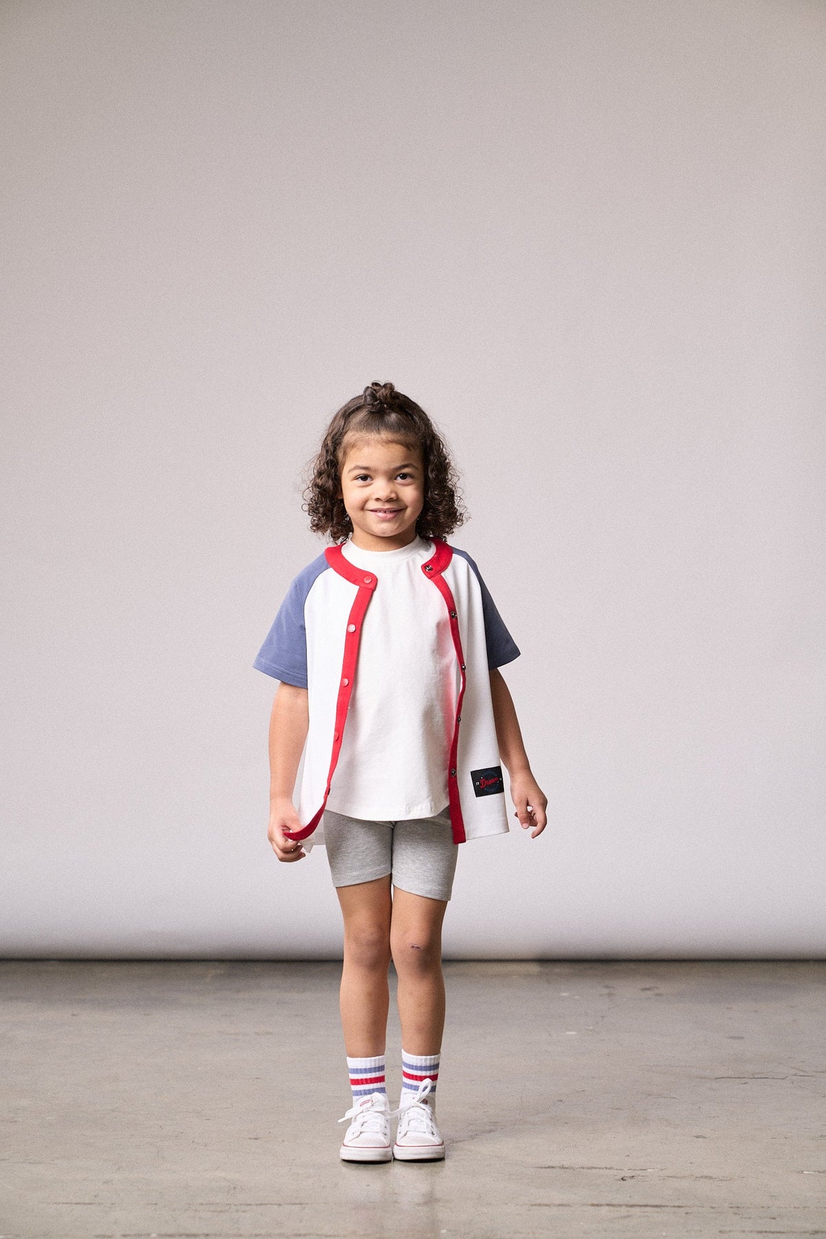 Little Bipsy RIBBED BIKER SHORT - GREY