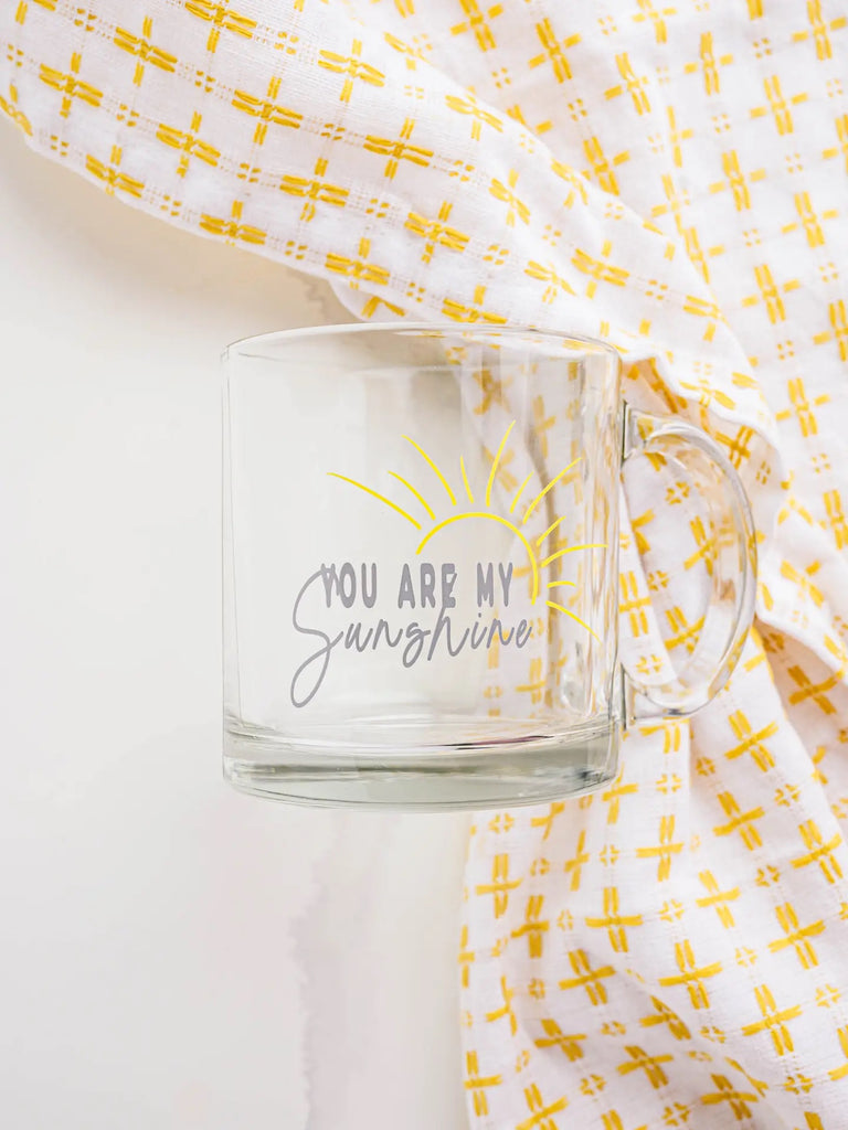 You Are My Sunshine Glass Mug