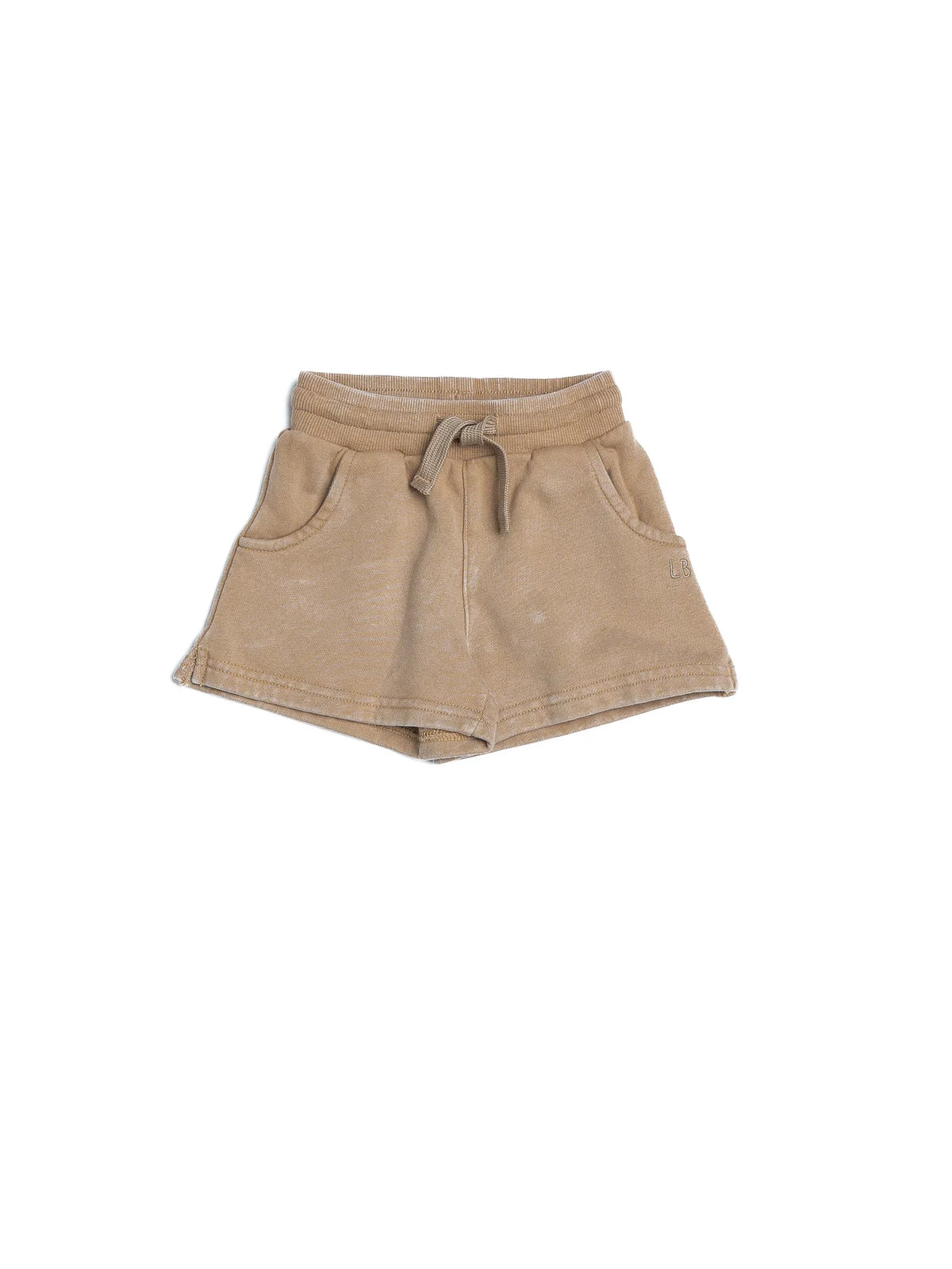 Little Bipsy Sweatshort - Beige Wash