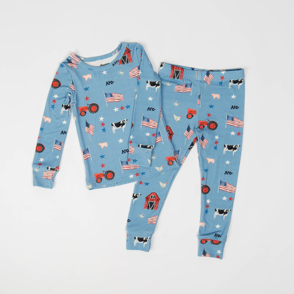 Bamboo AFC Patriotic Toddler Pajamas