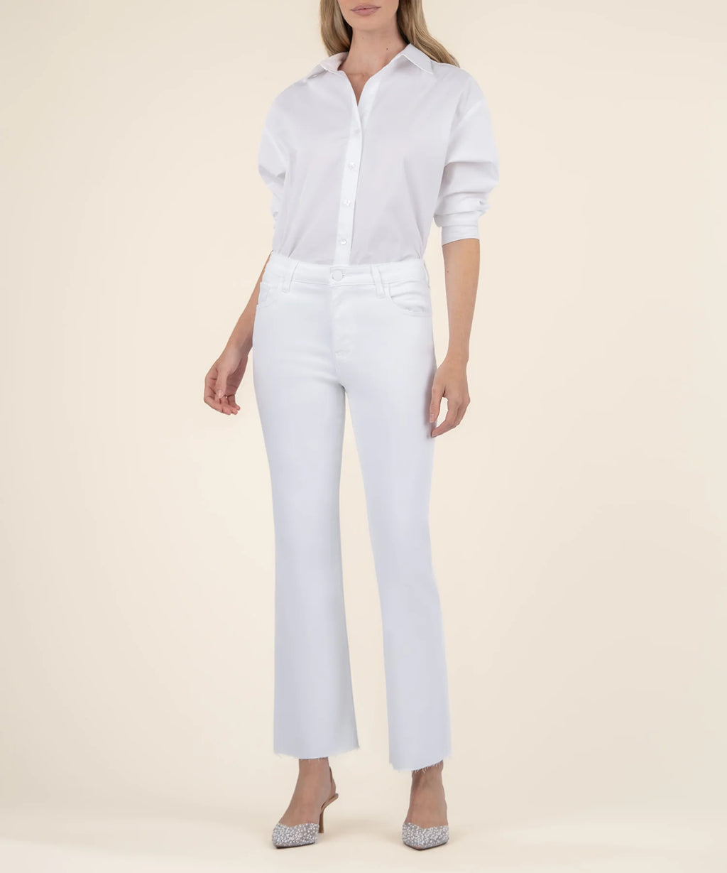 Kelsey Ankle Flare Raw Hem