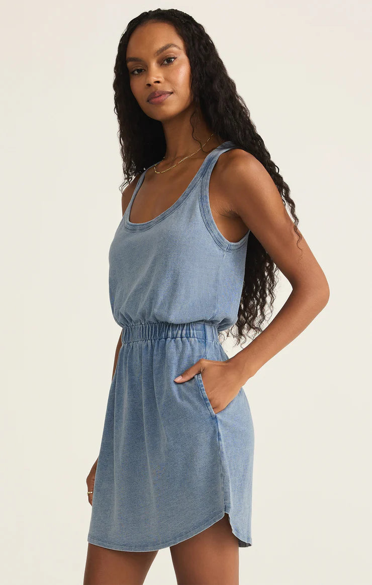 Z Supply KEEGAN SLUB JERSEY MINI DRESS