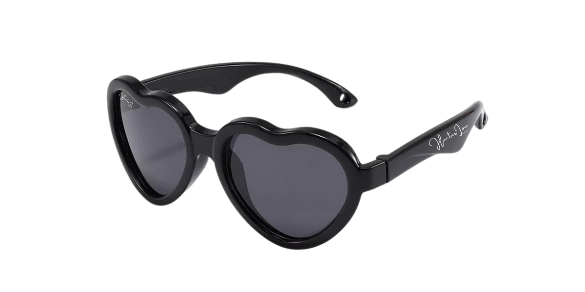 The Baby Bendi Heart- Black Polarized (0-3 Years)