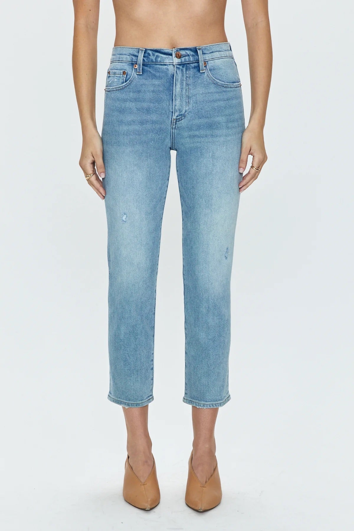 Pistola Monroe Crop High Rise Cigarette Crop- Notting Hill Vintage