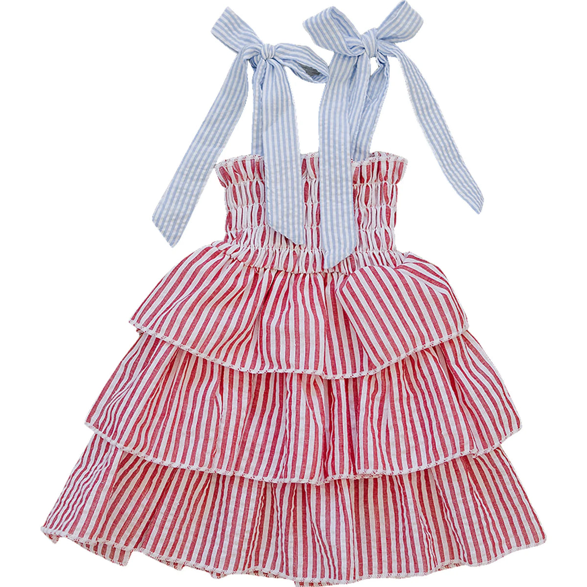 Mebie Baby Stripe Ruffle Dress