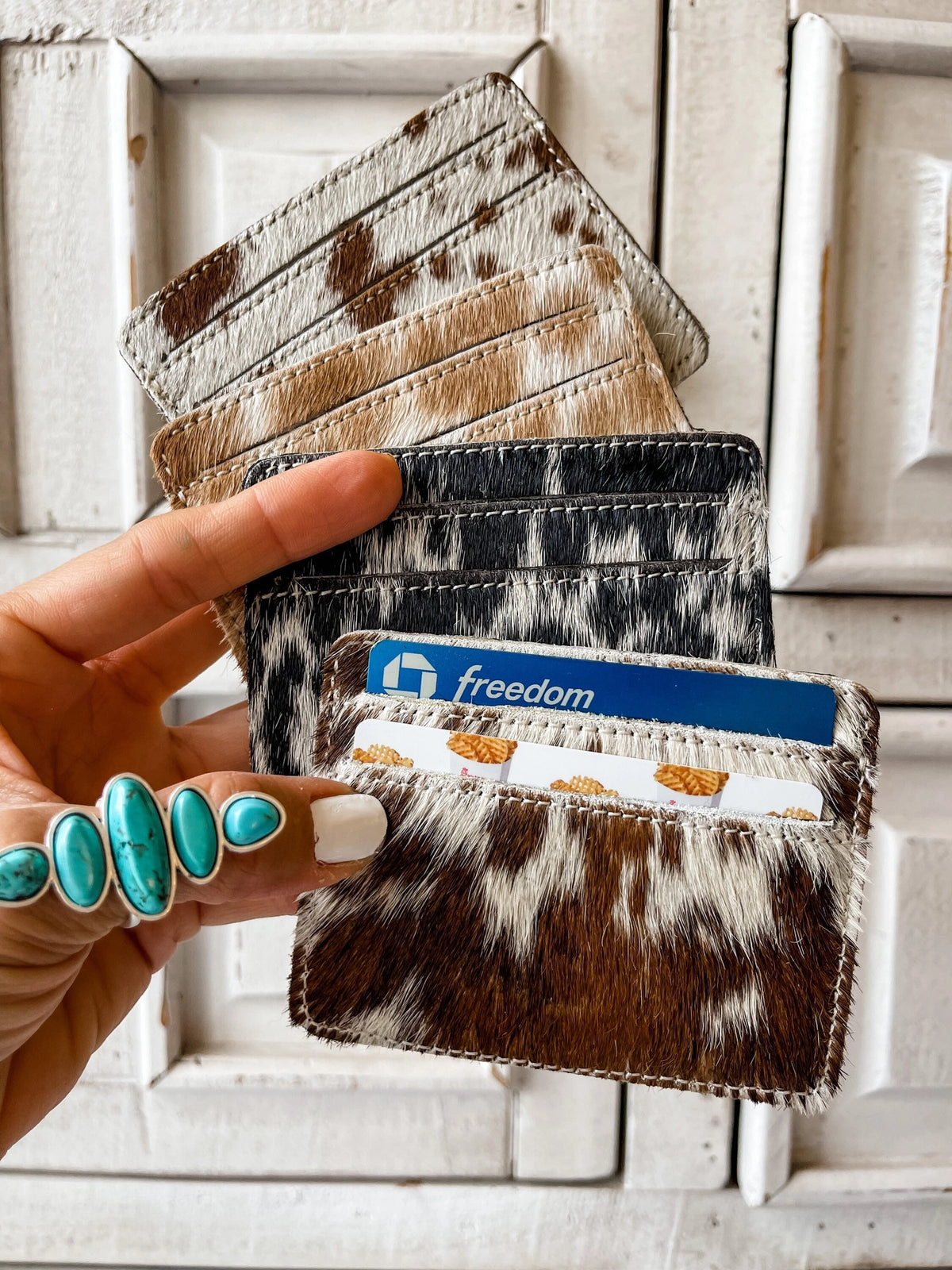 Cowhide Credit Card Holder