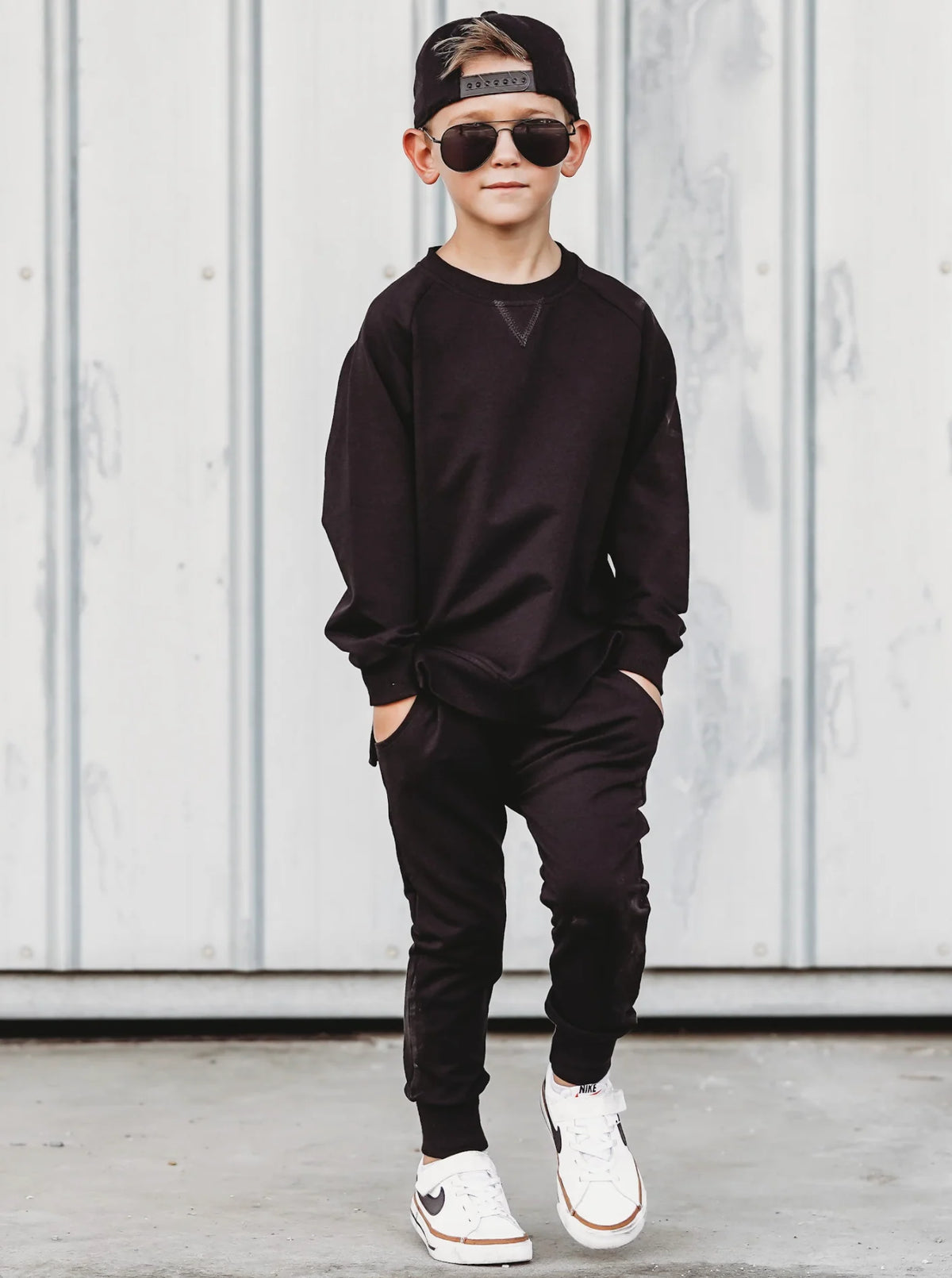 Little Bipsy Pullover- Black