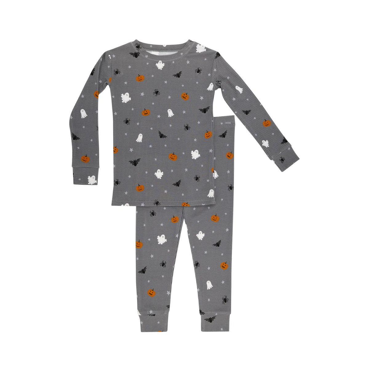 Brave Little Ones Halloween Boo Crew Small Ribbed Two-Piece Set
