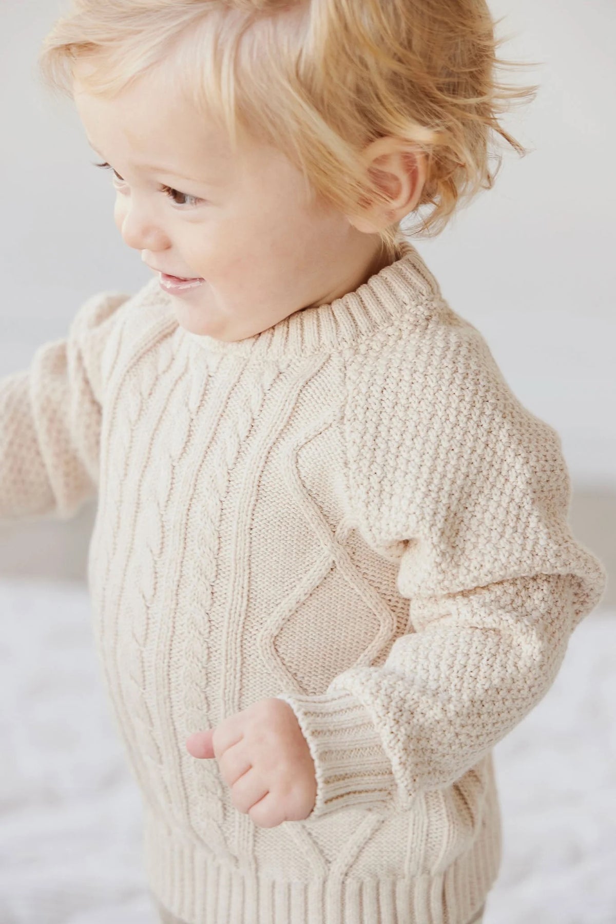 Jamie Kay Thomas Jumper - Oatmeal Marle