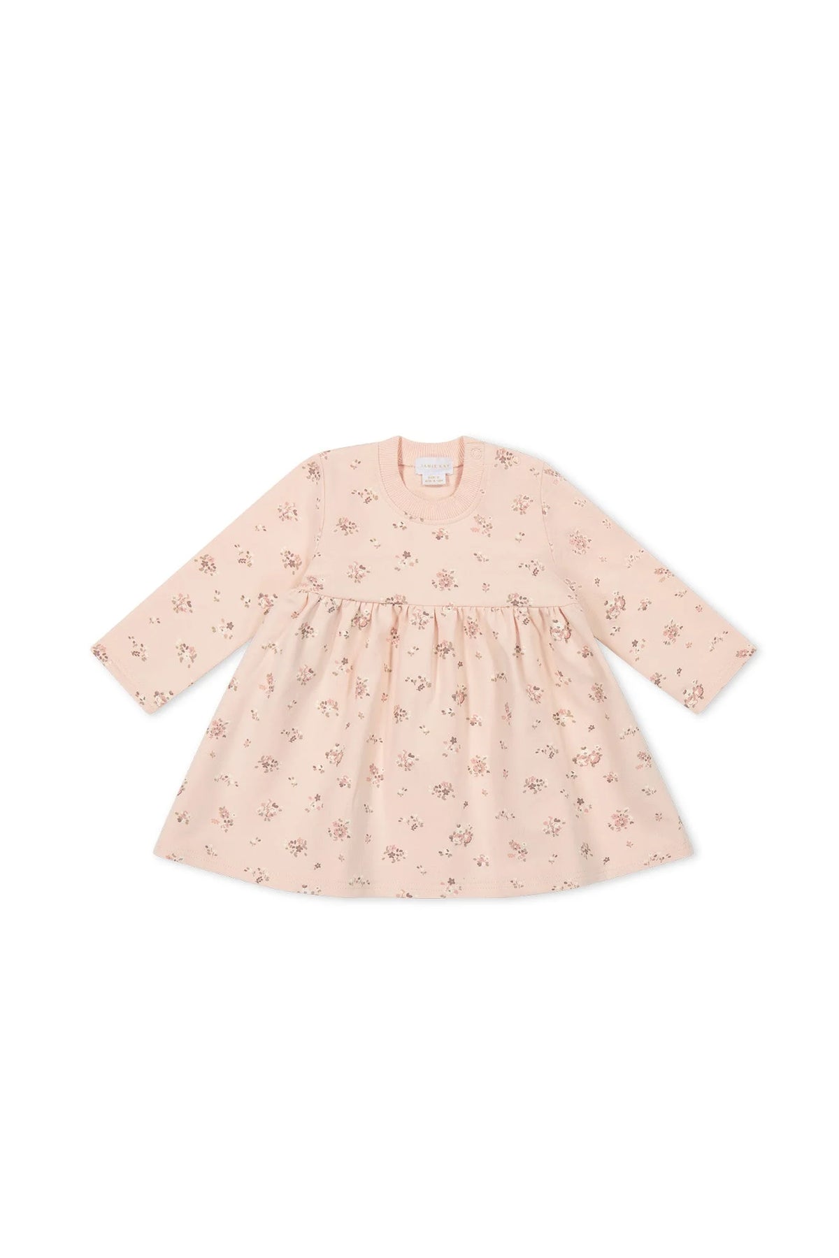 Jamie Kay Organic Cotton Charlotte Dress - Petite Fleur Soft Peony