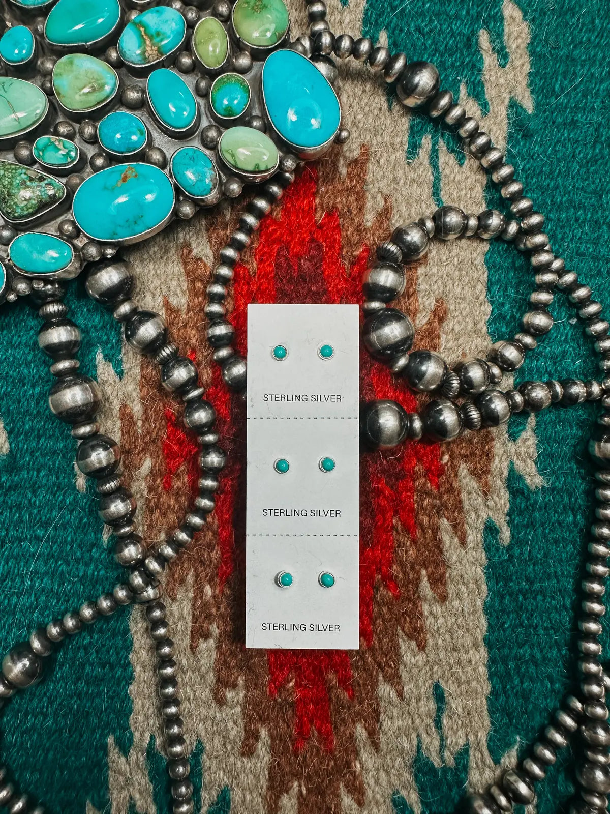 Sterling Silver turquoise Studs