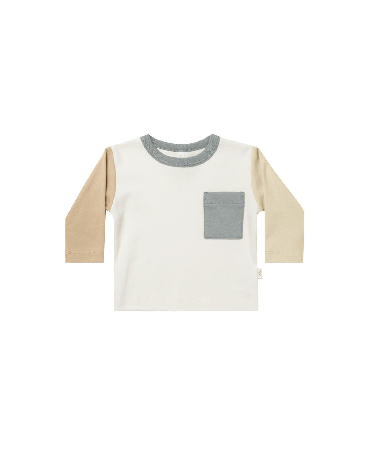 Quincy Mae Long Sleeve Pocket Tee