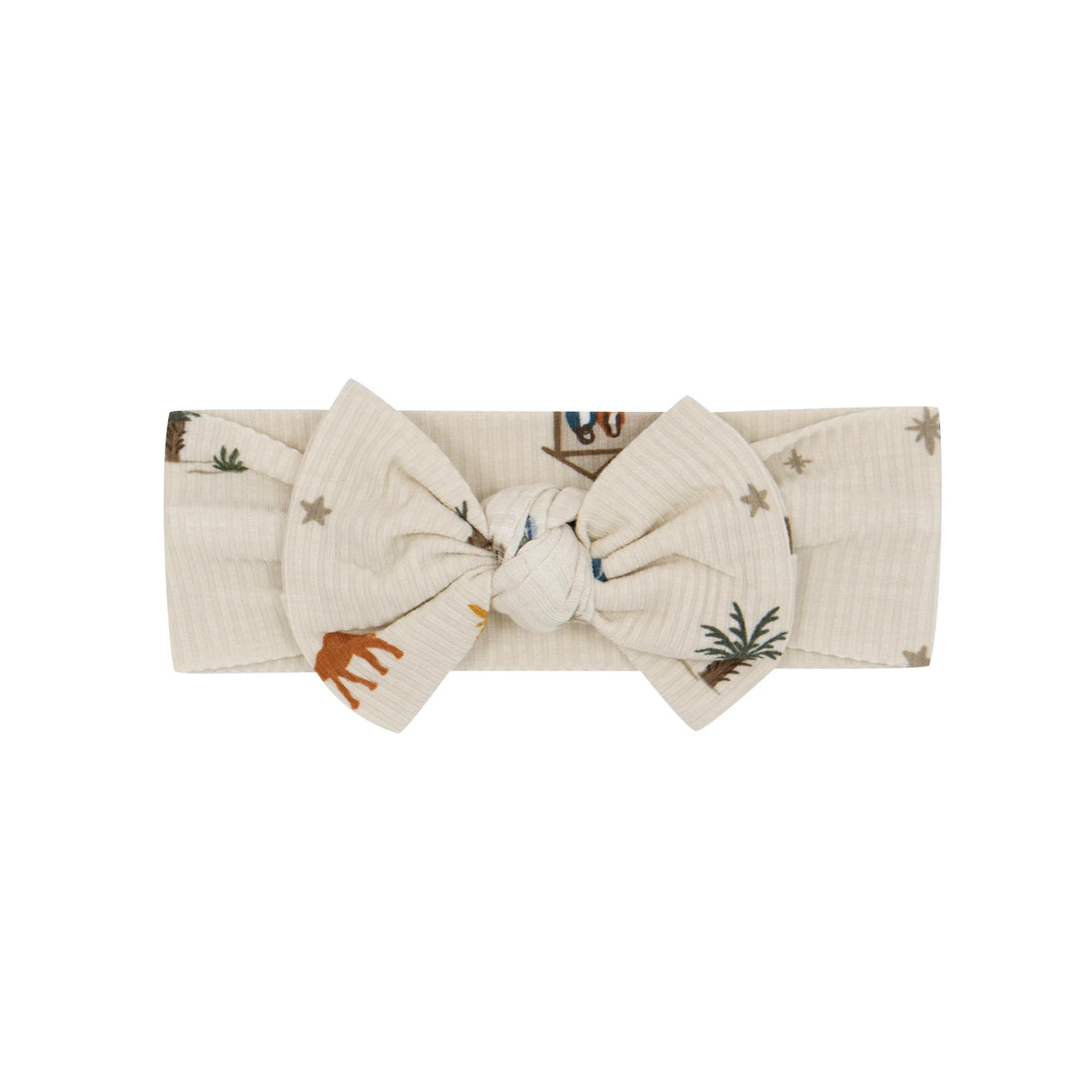 Brave Little Ones Nativity Small Ribbed Bow