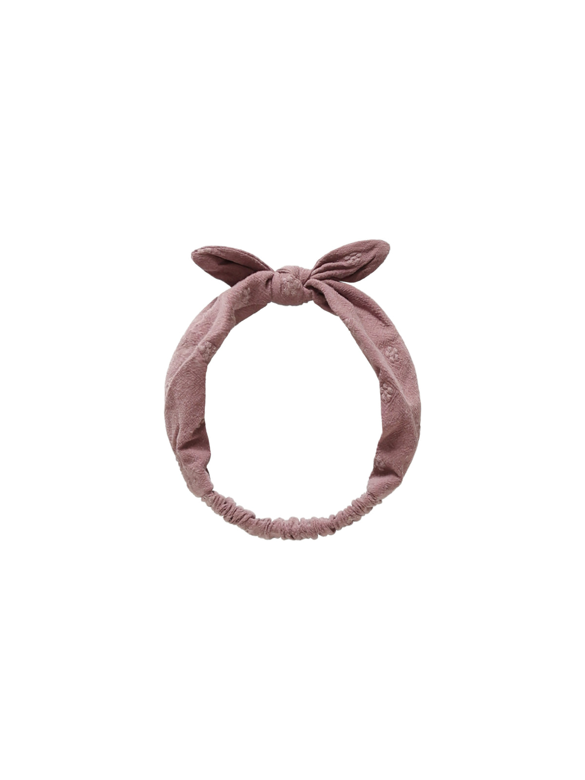 Rylee & Cru BABY BOW HEADBAND || MULBERRY DAISY