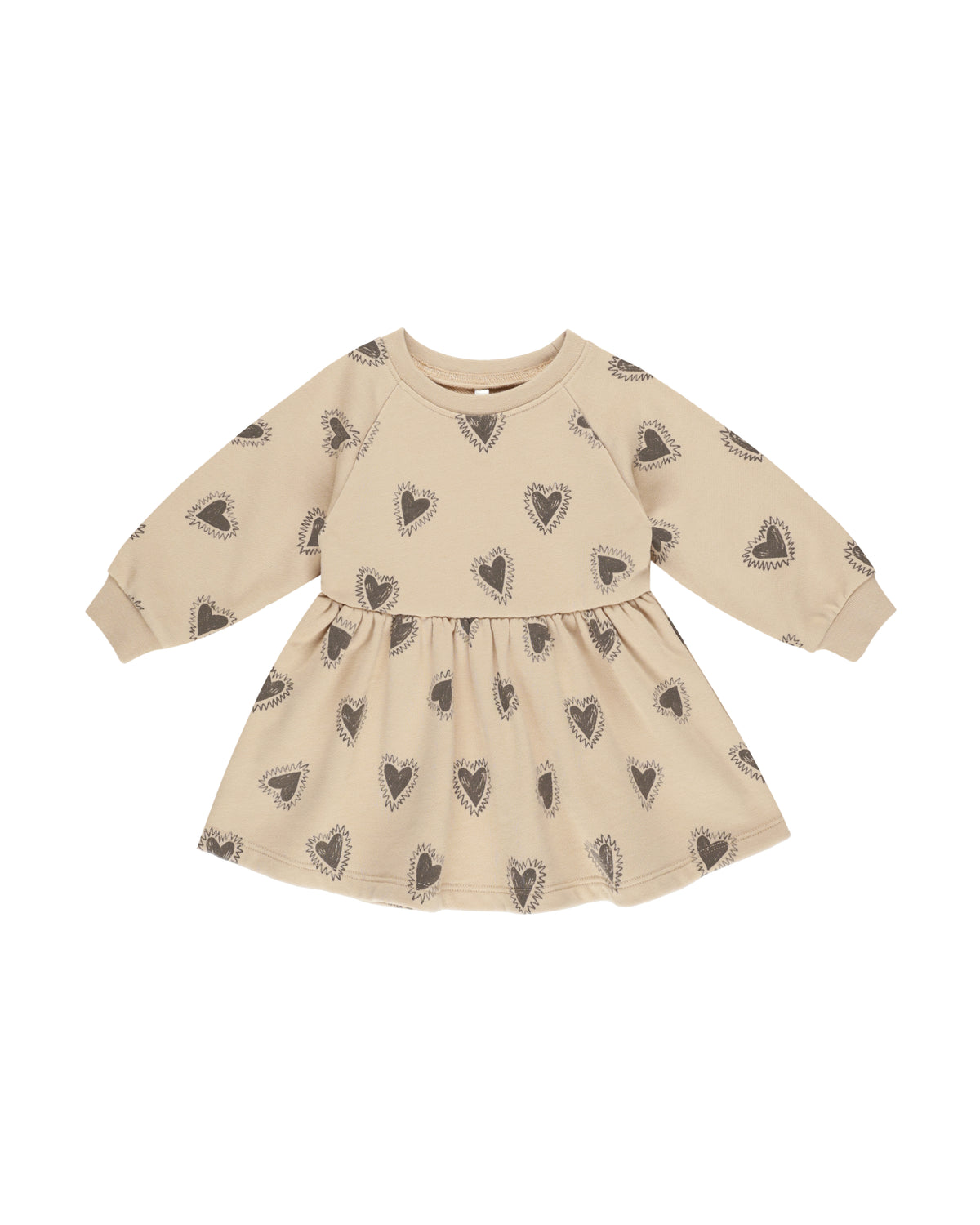 Rylee & Cru RAGLAN DRESS || HEARTS