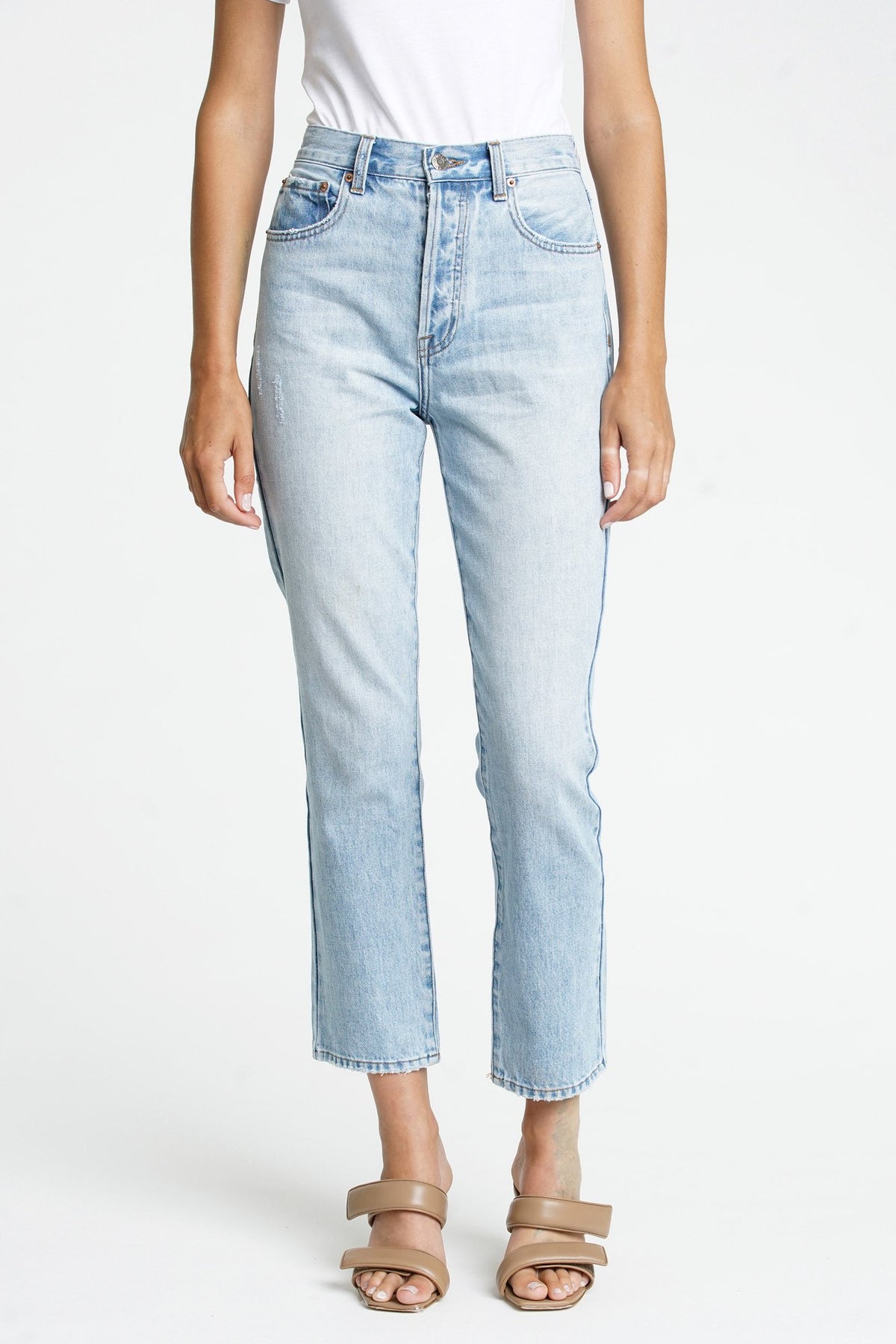 Pistola Keaton High Rise Slim Straight Jean