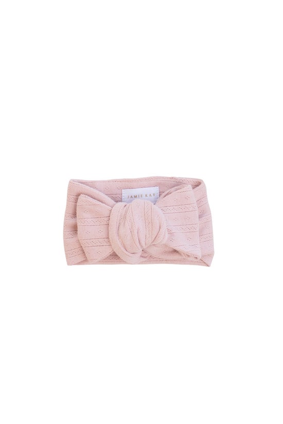 Jamie Kay Pointelle Headband - Cupcake