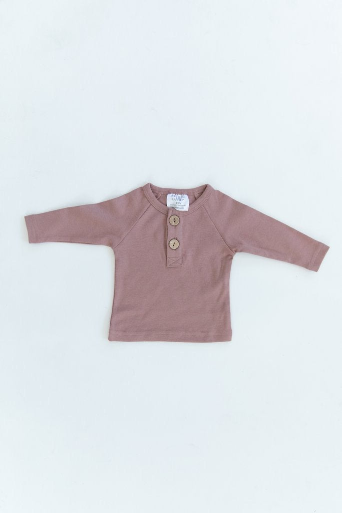 Mebie Baby Long Sleeve Button Top