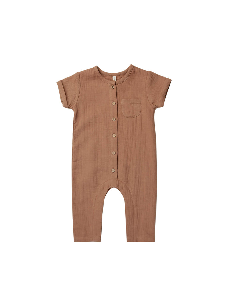 Quincy Mae Charlie Jumpsuit -Clay
