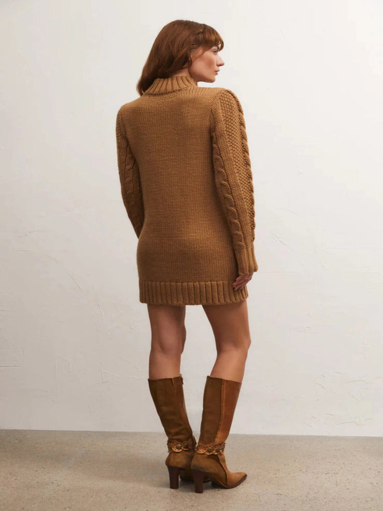 Z Supply Sage Cable Knit Sweater Dress