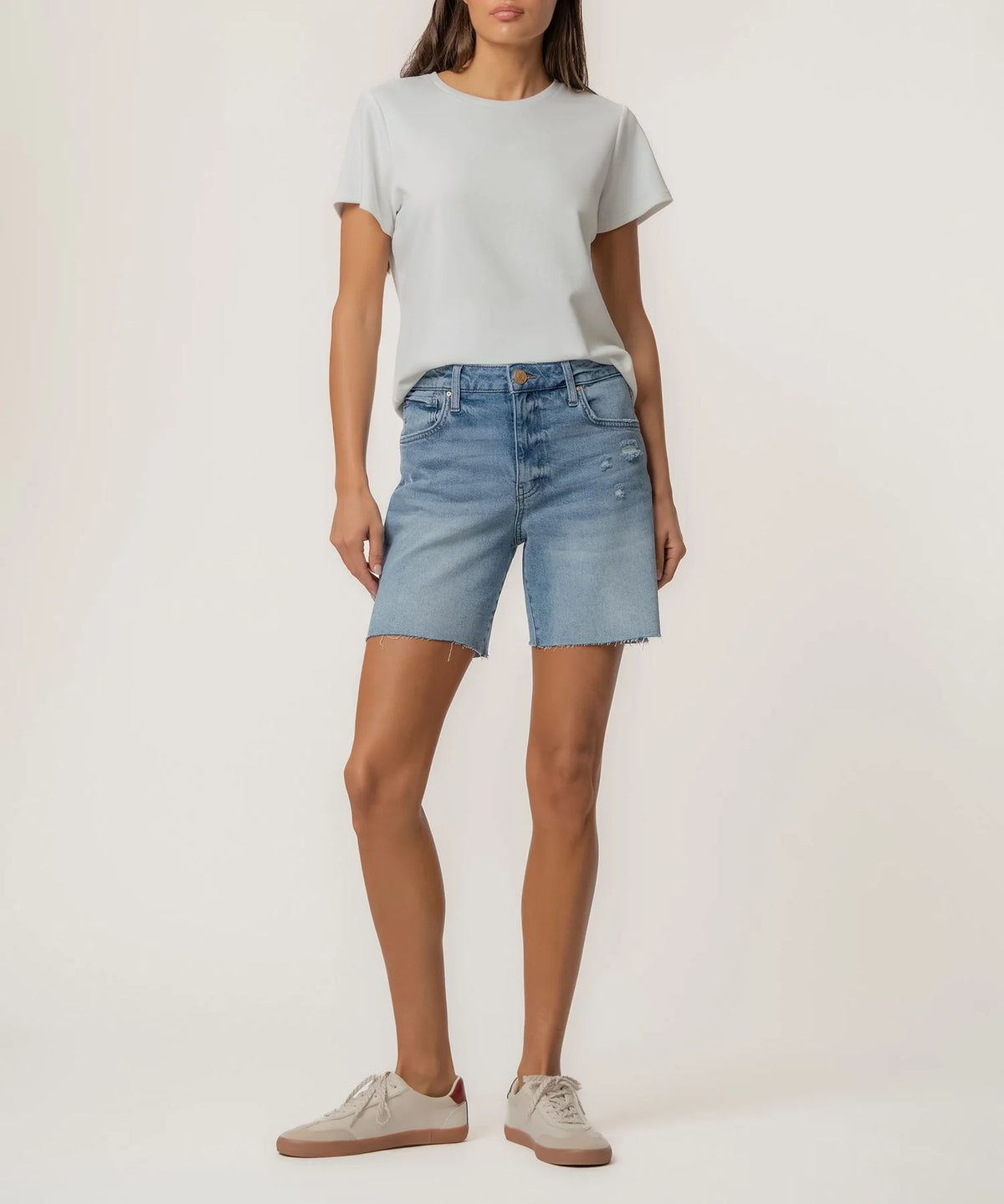 Kut From The Kloth HAILEY HIGH RISE SHORT W/RAW HEM