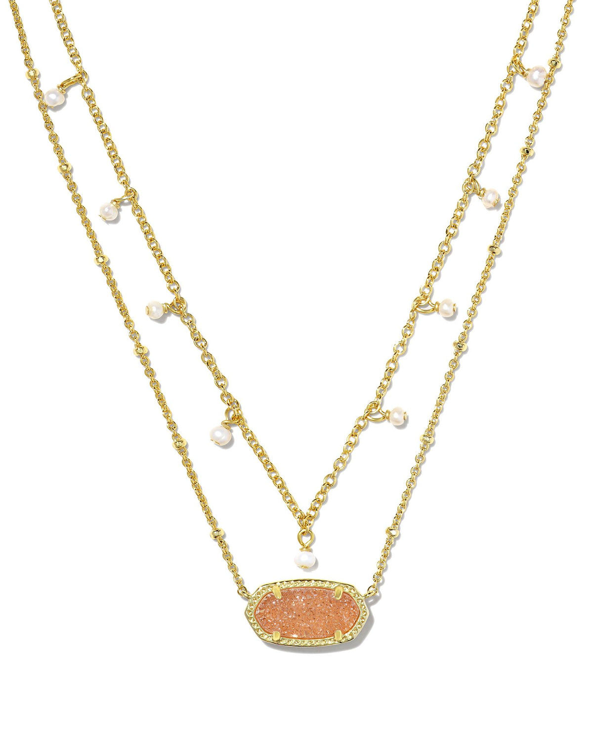 Kendra Scott ELISA PEARL MULTI STRAND NECKLACE