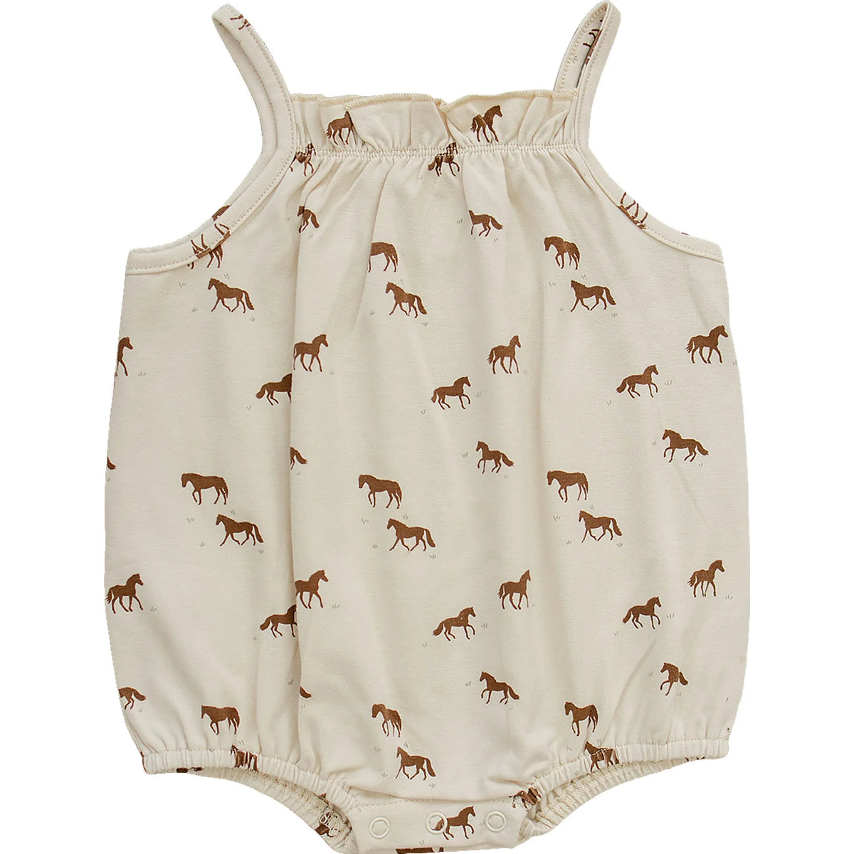 Mebie Baby Horse Tank Bubble Romper