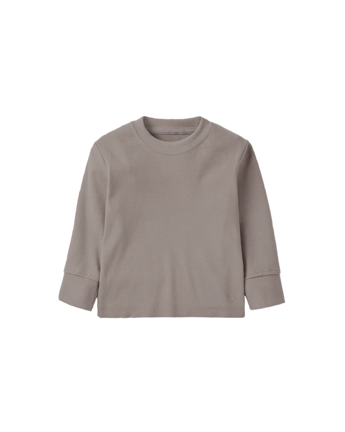Little Bipsy Long Sleeve Ribbed Tee - Mushroom