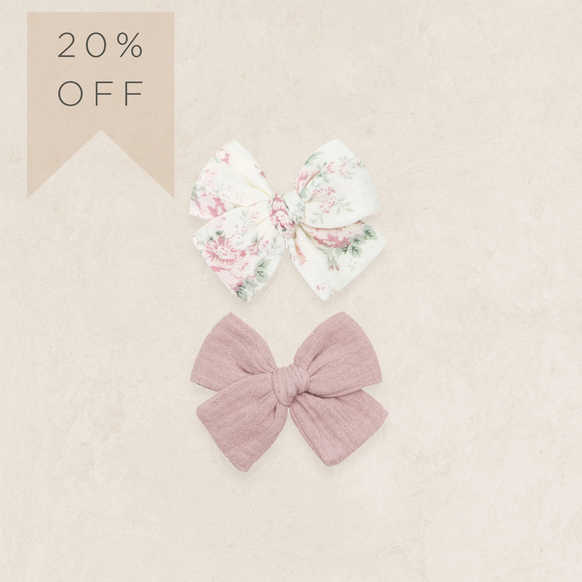 Lou Lou & Company ADVENTURE BOW 2 PACK - IRIS/PEONY HEADBAND