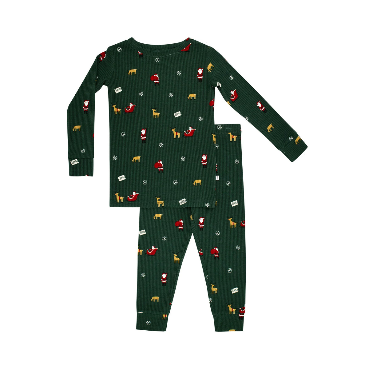 Brave Little Ones Santa Small Ribbed Two-Piece Set