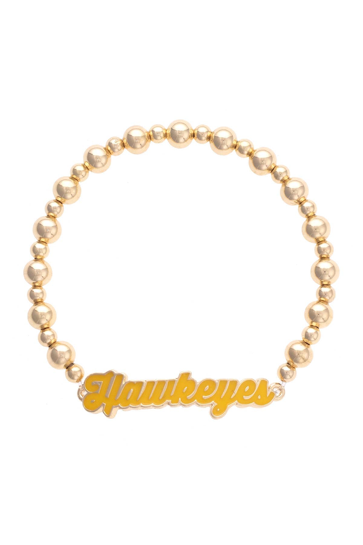 Iowa Hawkeyes Autograph Enamel Stretch Bracelet