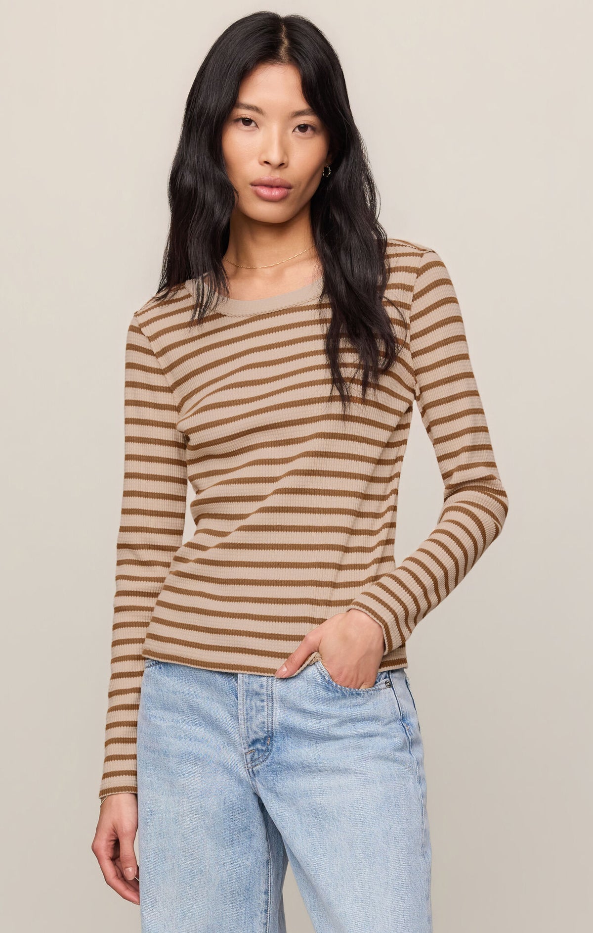 Z Supply Arlet Stripe Thermal Top