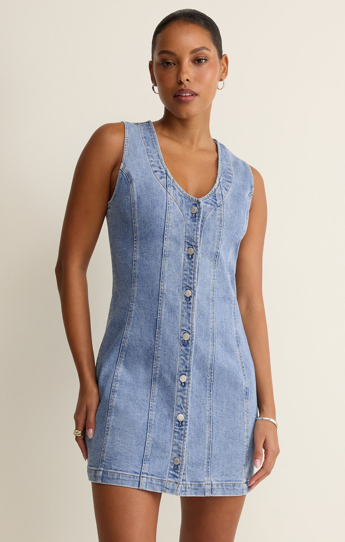denim and supply dress Irving Denim Dress by Thread and Supply Nora Gray