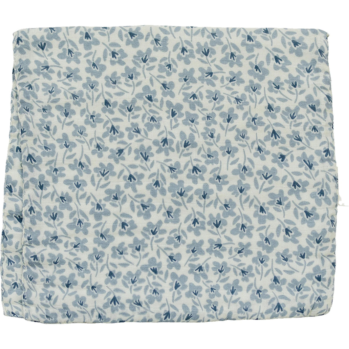 Mebie Baby Blue Blossom Muslin Burp Cloth