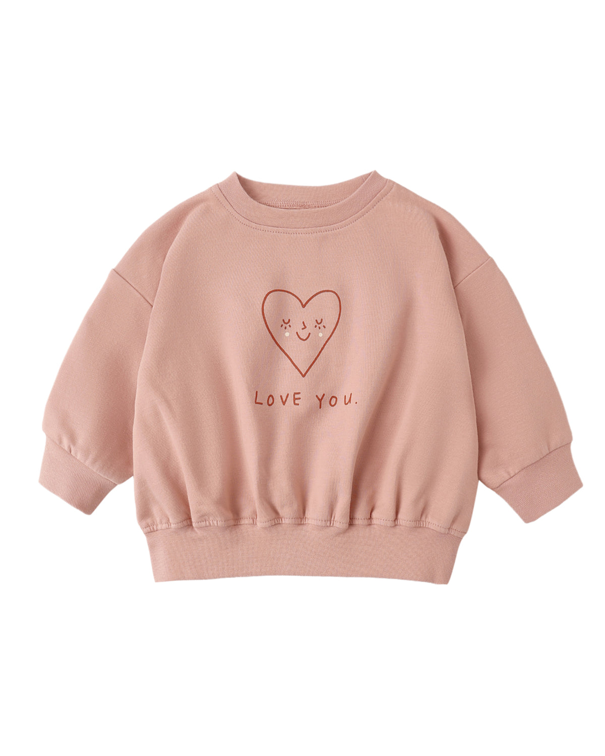 Quincy Mae RELAXED SWEATSHIRT LOVE