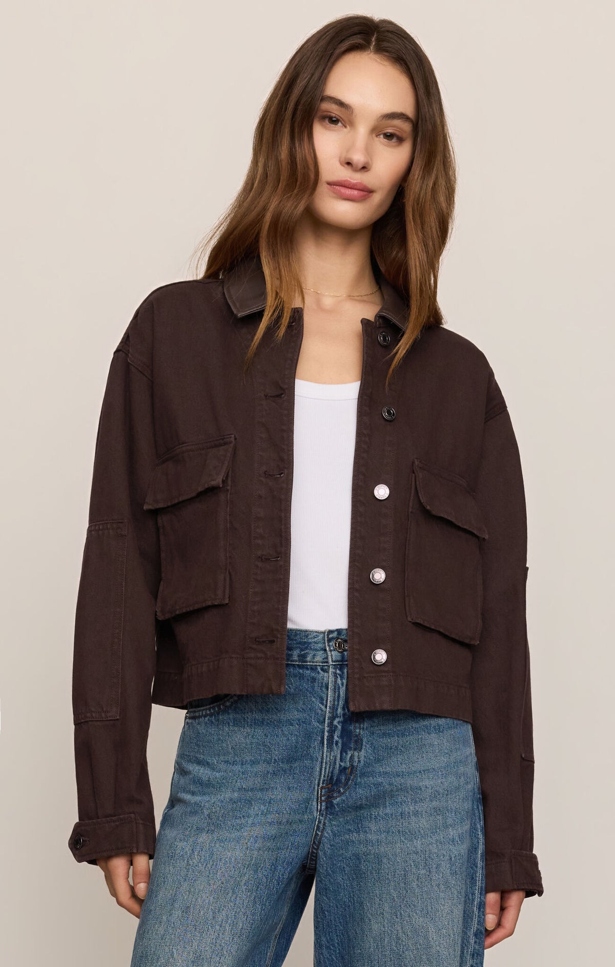Z Supply Rey Cropped Chore Jacket