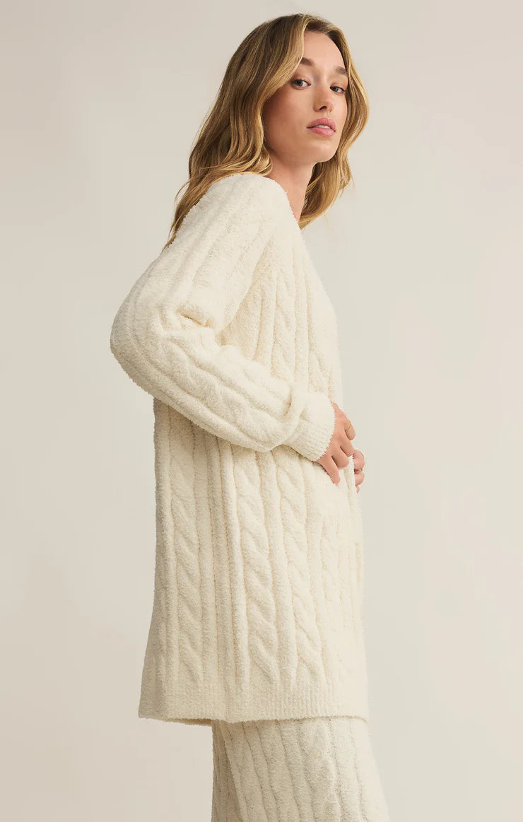 Z Supply CATE CABLE KNIT CARDIGAN