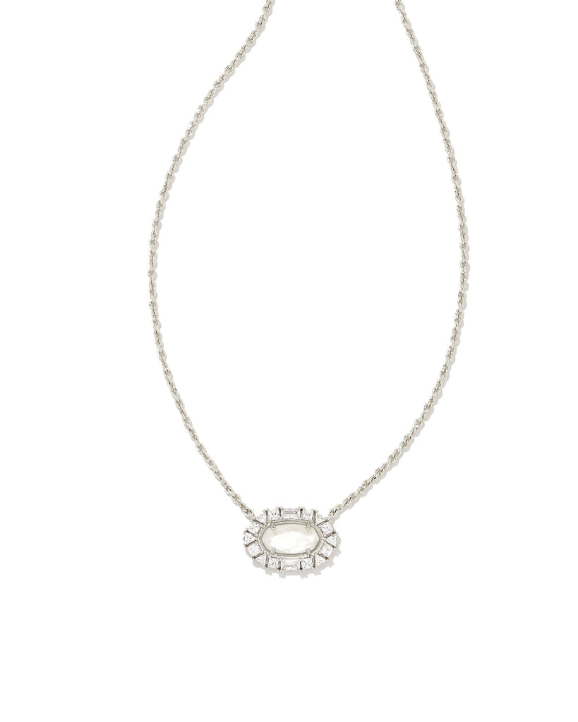 Kendra Scott Elisa Crystal Frame Short Pendant Necklace