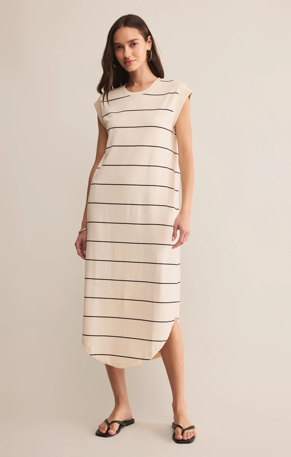 Z Supply Calabasas Striped Midi Dress