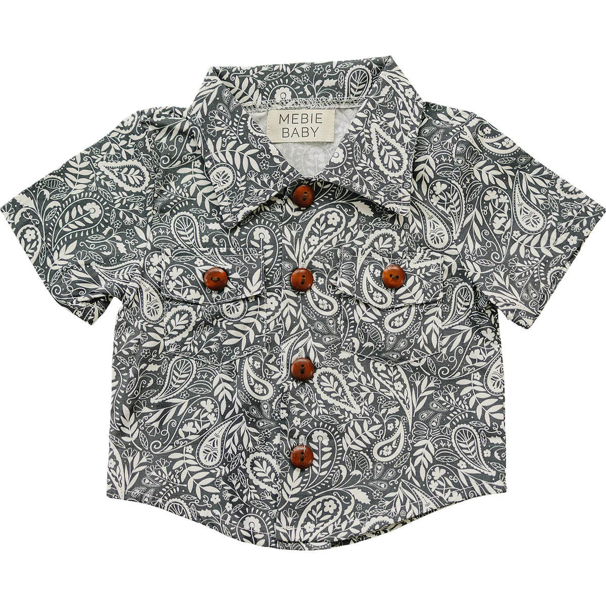 Mebie Baby Paisley Button Up Shirt