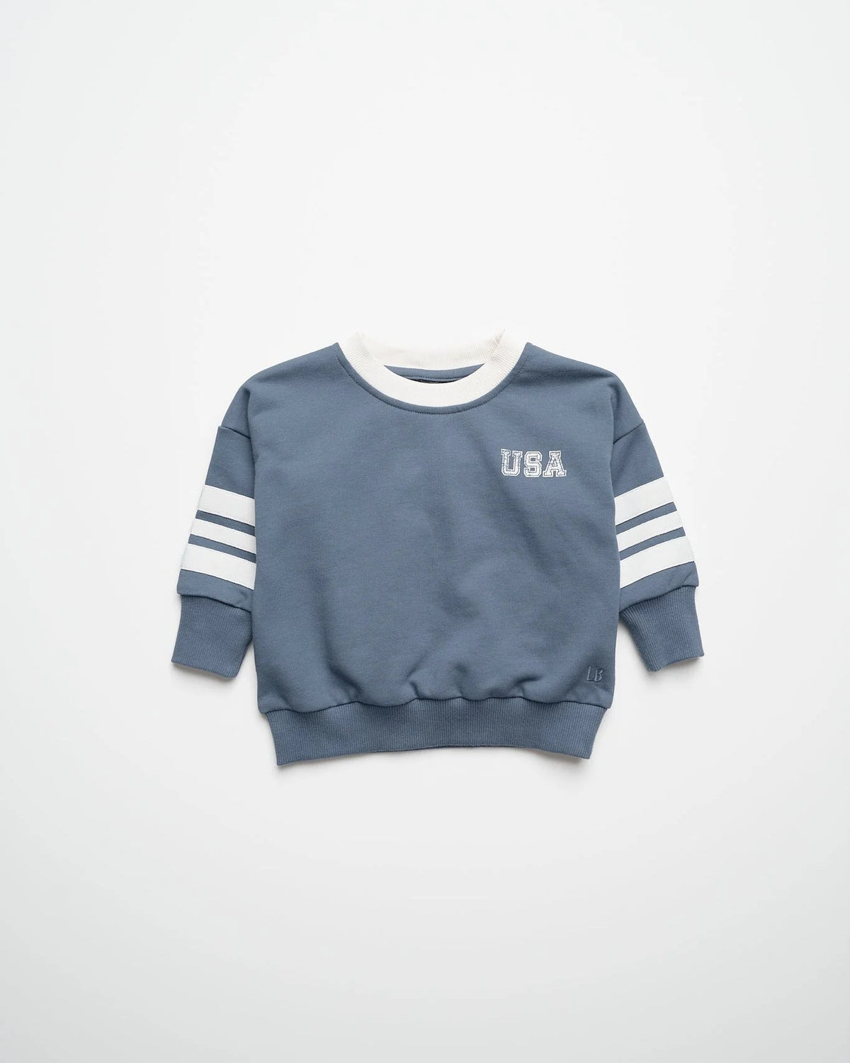 Little Bipsy USA LIGHTWEIGHT CREWNECK - WORN INDIGO