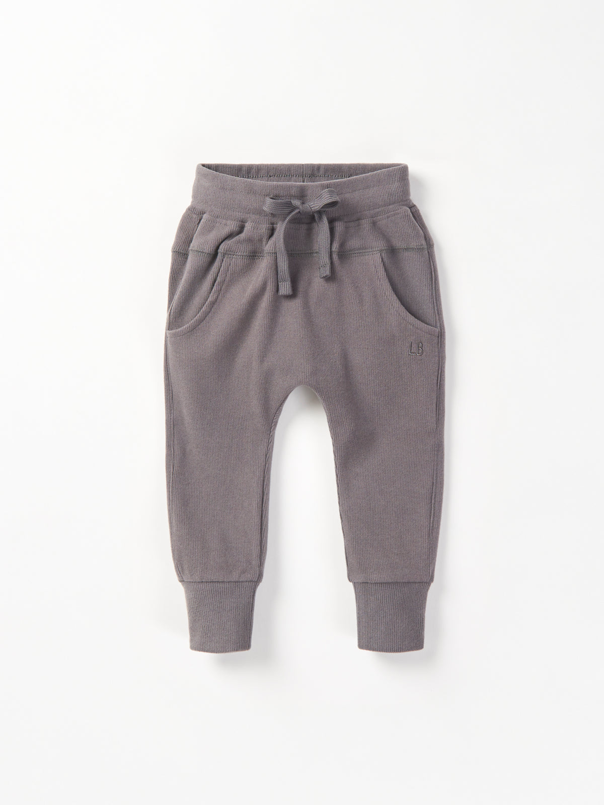 Little Bipsy Ribbed Jogger - Graphite