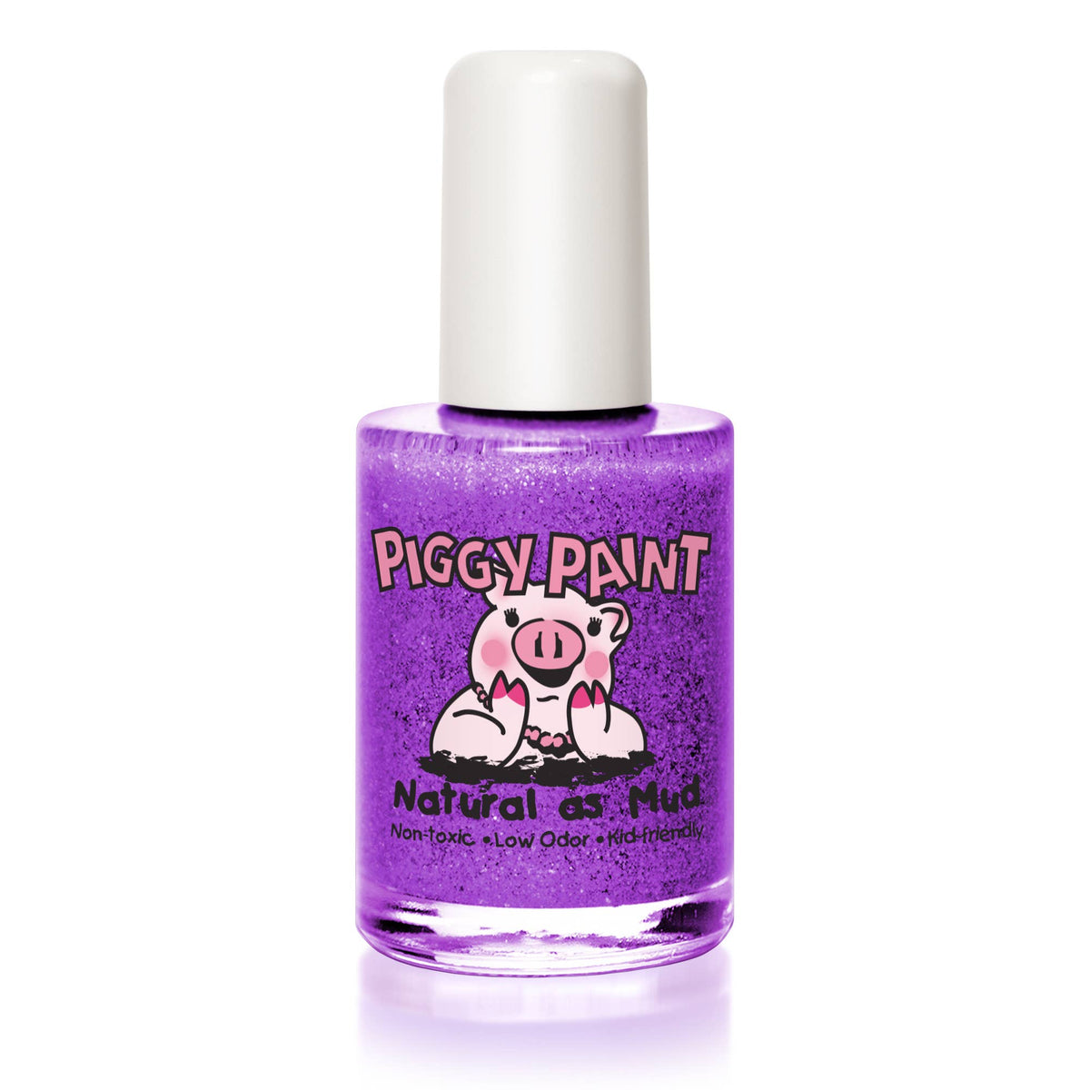 Let's Jam Bright Purple Glitter Nail Polish