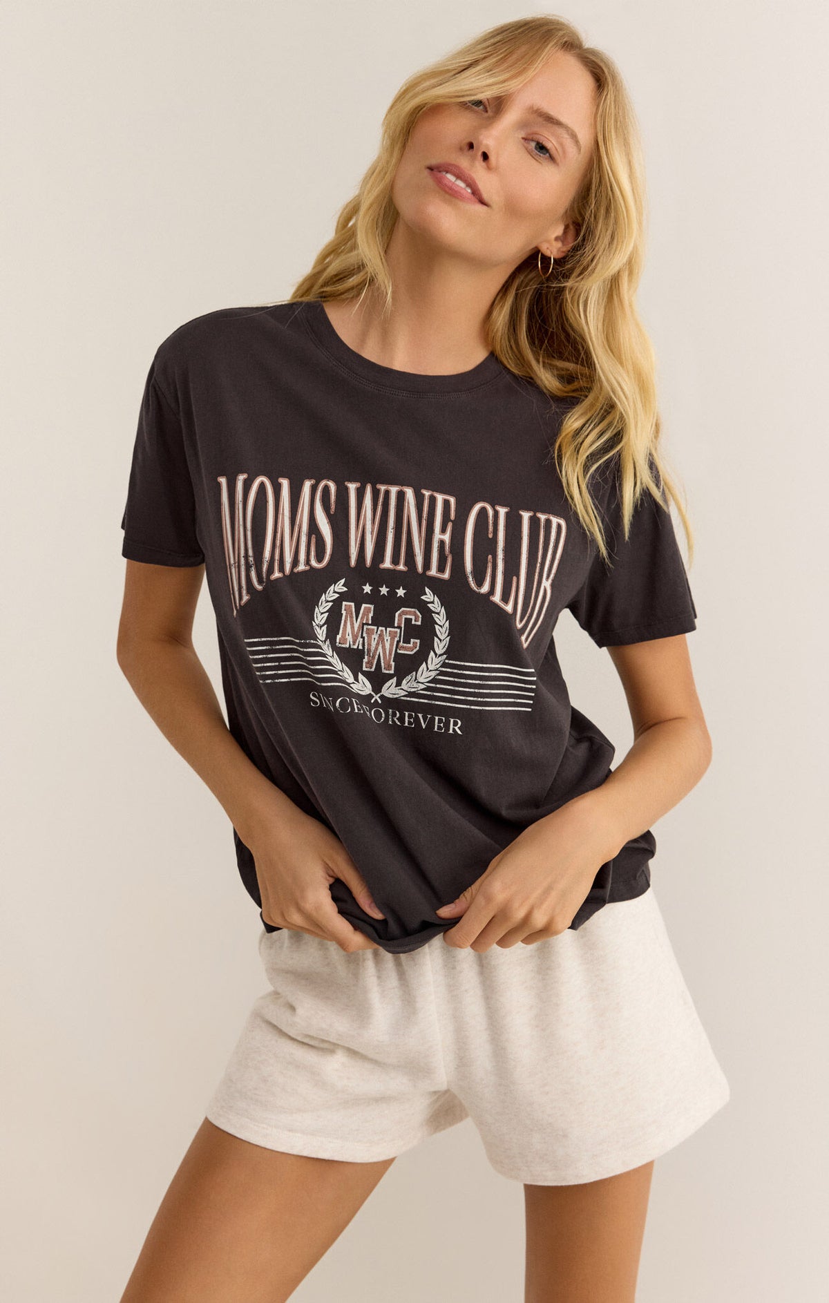 Z Supply Boyfriend Moms Wine Club