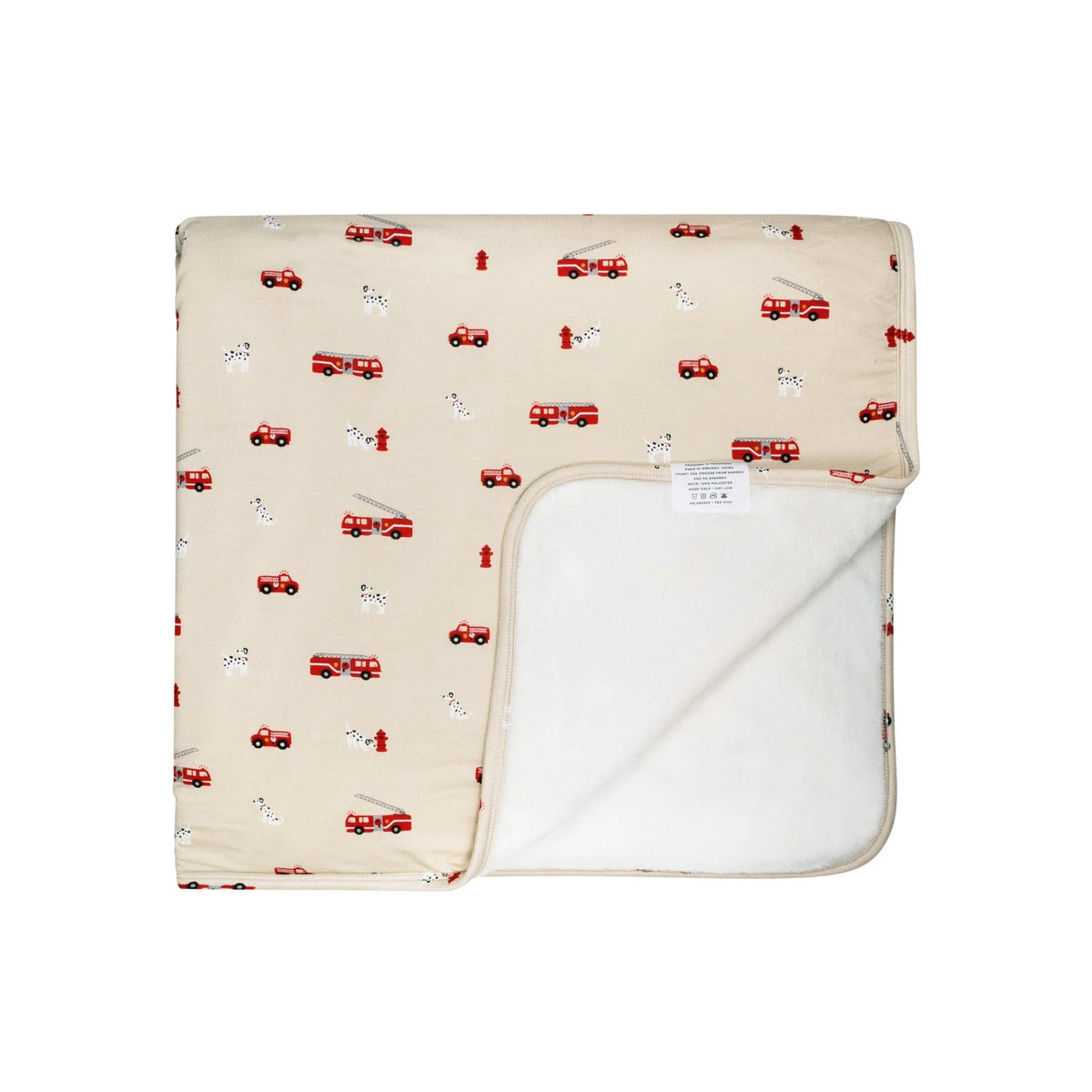 Brave Little Ones Firetrucks Blanket