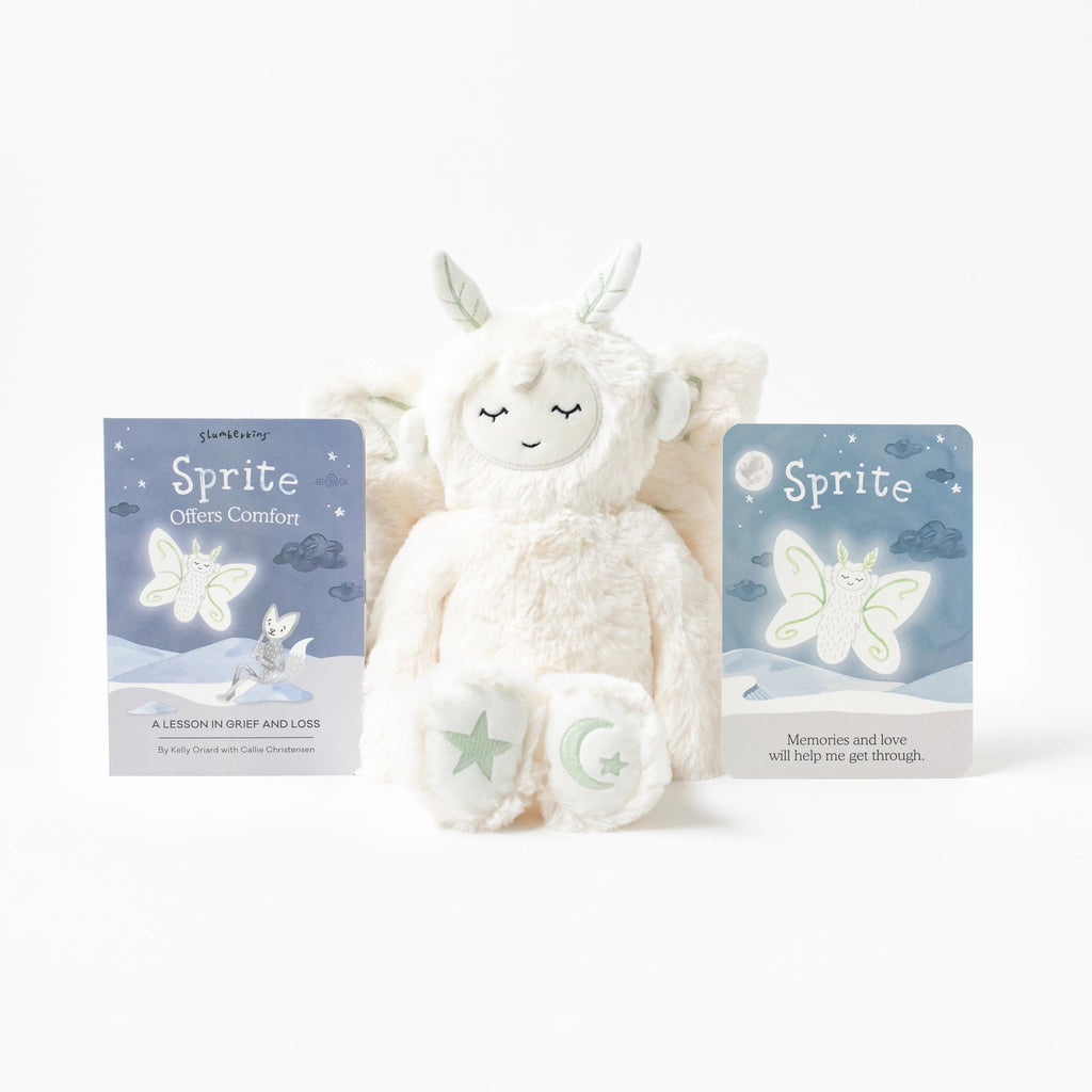 Slumberkins Ivory Sprite Kin + Lesson Book - Grief and Loss