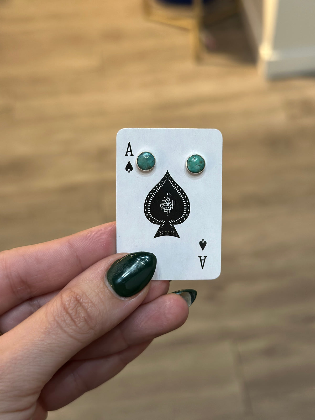 Turquoise 6MM Dainty Stud