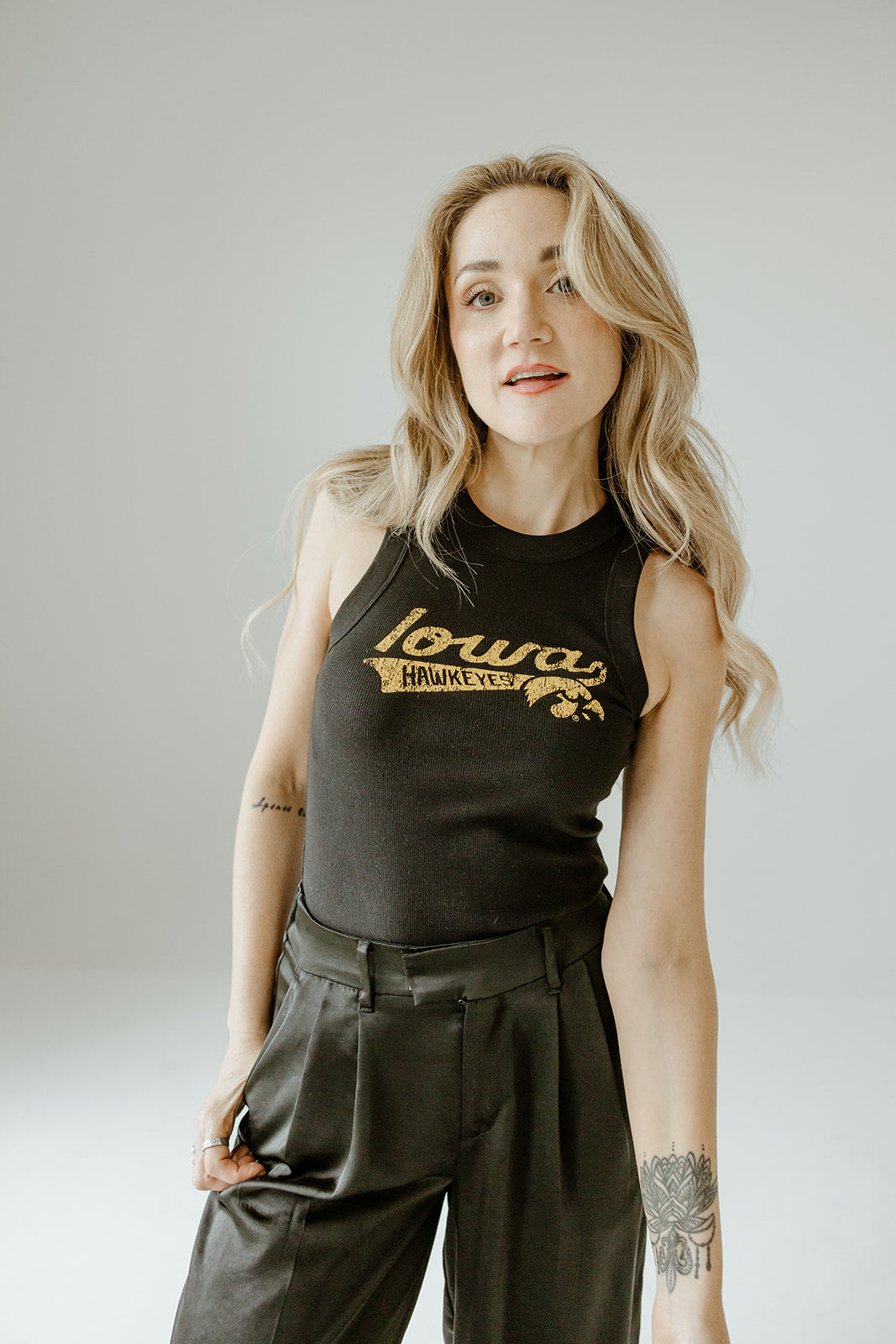 Gameday Social Iowa Hawkeyes Swash Era Tank